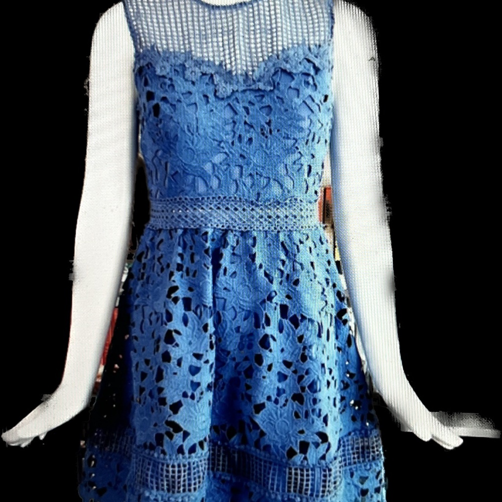 Aqua dress - blue lace NWT - Small